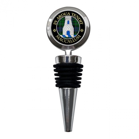 MacCallum Scottish Clan Crest Bottle Stopper