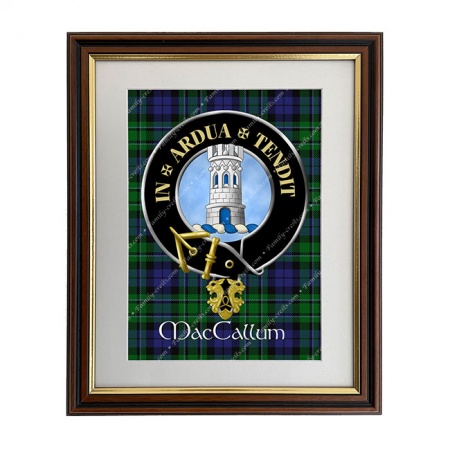 MacCallum Scottish Clan Crest Framed Print
