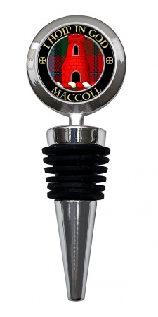 MacColl Scottish Clan Crest Bottle Stopper