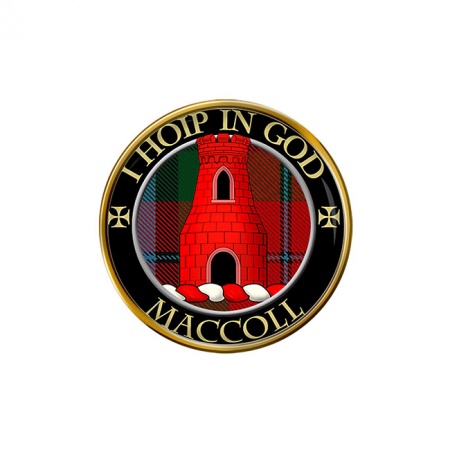 MacColl Scottish Clan Crest Pin Badge