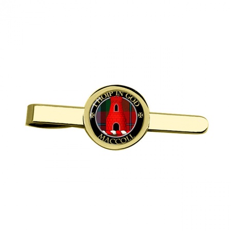 MacColl Scottish Clan Crest Tie Clip