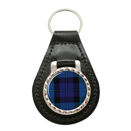 MacCorquodale Scottish Tartan Leather Key Fob