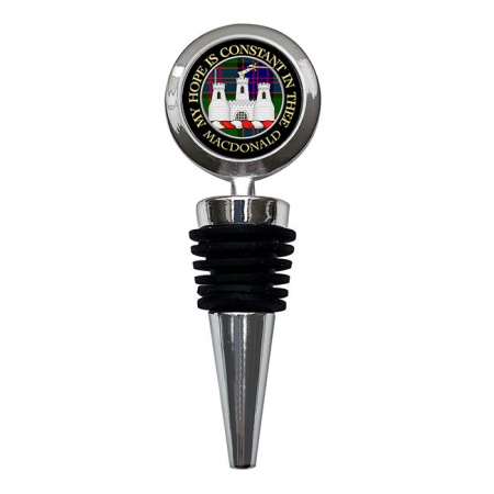 MacDonald of Clanranald Scottish Clan Crest Bottle Stopper