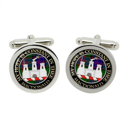 MacDonald of Clanranald Scottish Clan Crest Cufflinks