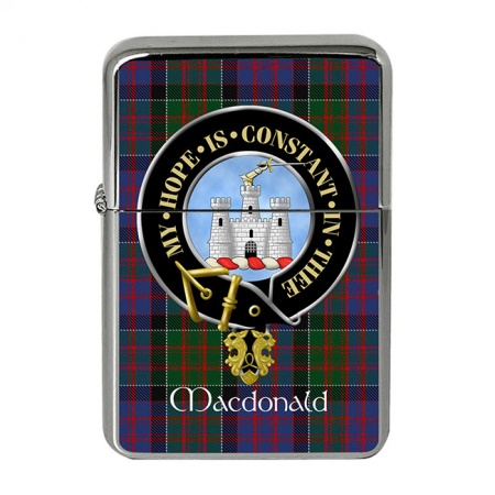 MacDonald of Clanranald Scottish Clan Crest Flip Top Lighter