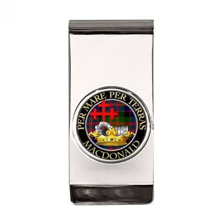 MacDonald of Macdonald Scottish Clan Crest Money Clip