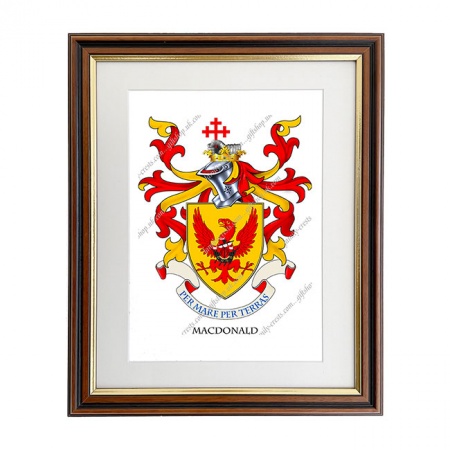 Macdonald (Scotland) Coat of Arms Framed Print