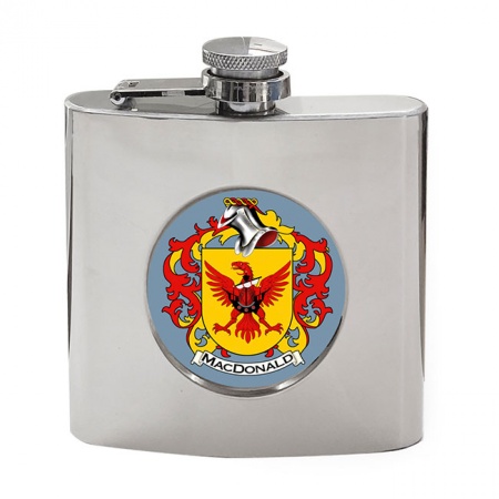 Macdonald (Scotland) Coat of Arms Hip Flask