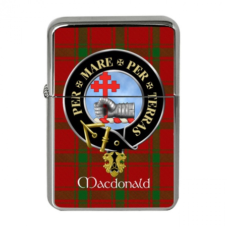 MacDonald of Sleat Scottish Clan Crest Flip Top Lighter