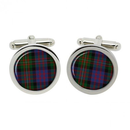 MacDonell Scottish Tartan Cufflinks in Box