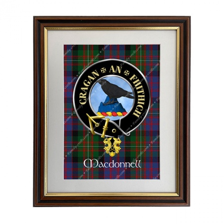 MacDonell of Glengarry Scottish Clan Crest Framed Print