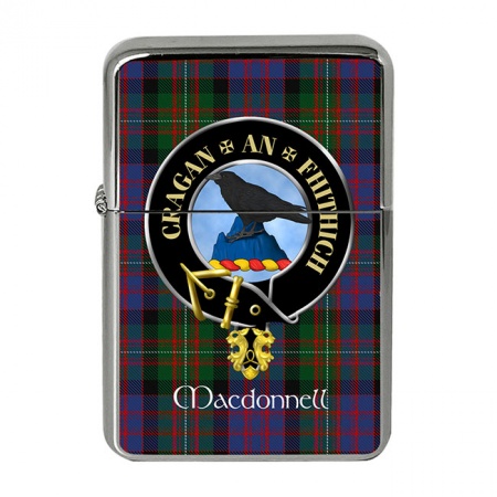 MacDonell of Glengarry Scottish Clan Crest Flip Top Lighter