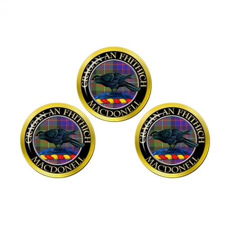 MacDonell of Glengarry Scottish Clan Crest Golf Ball Markers