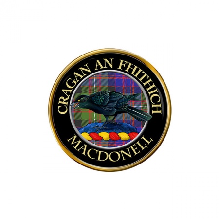MacDonell of Glengarry Scottish Clan Crest Pin Badge