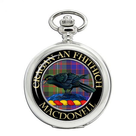 MacDonell of Glengarry Scottish Clan Crest Pocket Watch