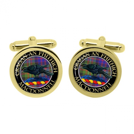 MacDonnell Scottish Clan Crest Cufflinks