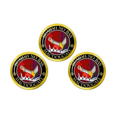 MacDougall Scottish Clan Crest Golf Ball Markers