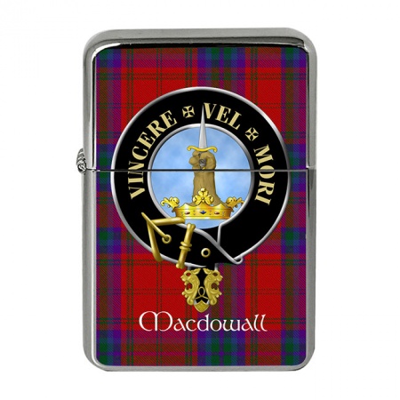 Macdowall Scottish Clan Crest Flip Top Lighter