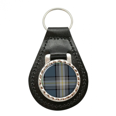 Macdowall Scottish Tartan Leather Key Fob