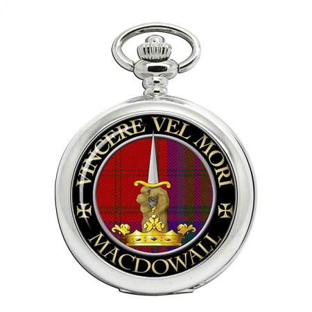 Macdowall Scottish Clan Crest Pocket Watch