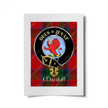 MacDuff Scottish Clan Crest Ready to Frame Print