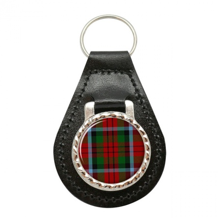 MacDuff Scottish Tartan Leather Key Fob