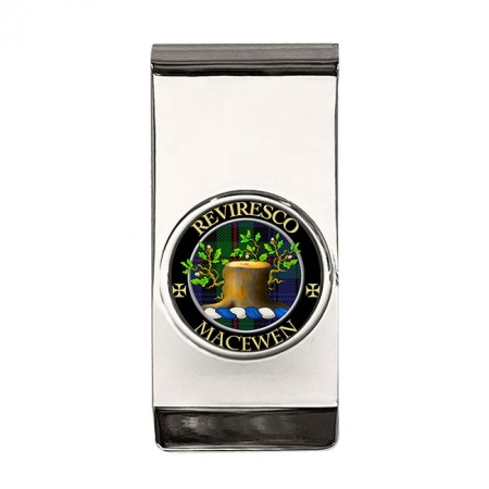 MacEwen Scottish Clan Crest Money Clip