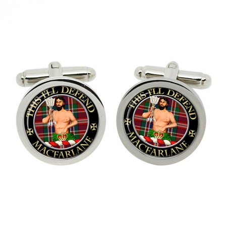 Macfarlane of Arroquhar Scottish Clan Crest Cufflinks