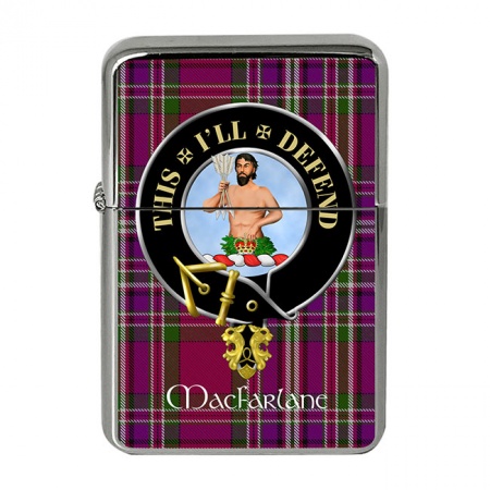 Macfarlane Scottish Clan Crest Flip Top Lighter
