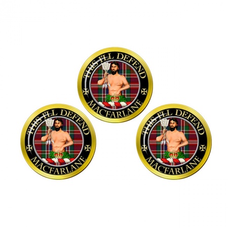 Macfarlane Scottish Clan Crest Golf Ball Markers