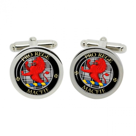 Macfie Ancient Scottish Clan Crest Cufflinks