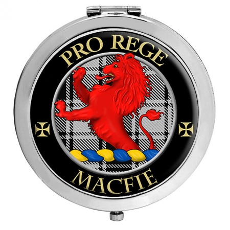 Macfie Ancient Scottish Clan Crest Compact Mirror