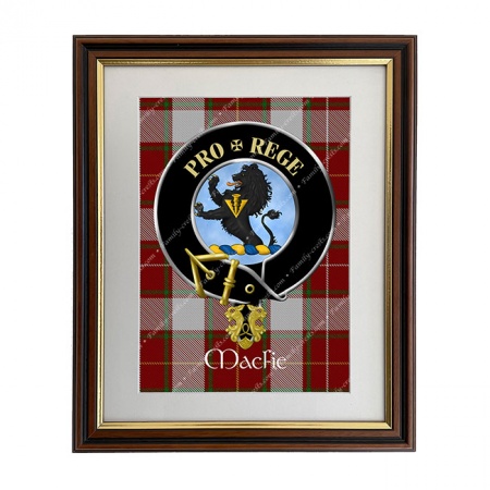 Macfie Modern Scottish Clan Crest Framed Print