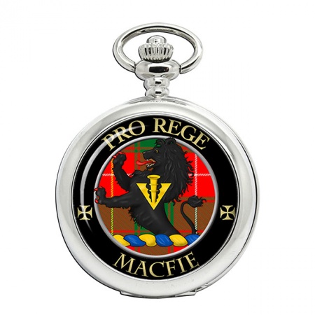 Macfie Modern Scottish Clan Crest Pocket Watch
