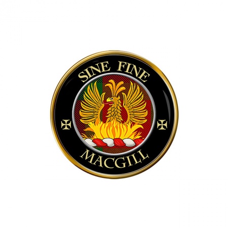 MacGill Scottish Clan Crest Pin Badge