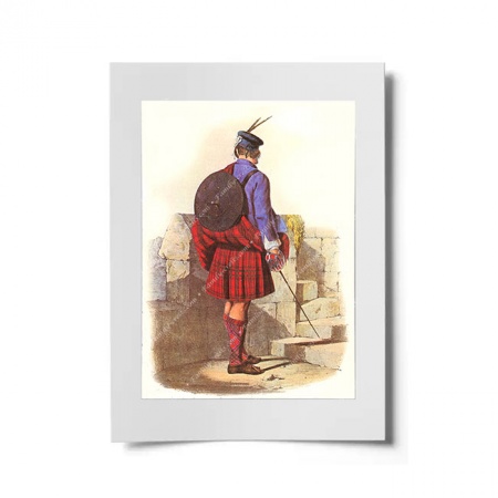 Macgillivray Scottish Clansman Ready to Frame Print