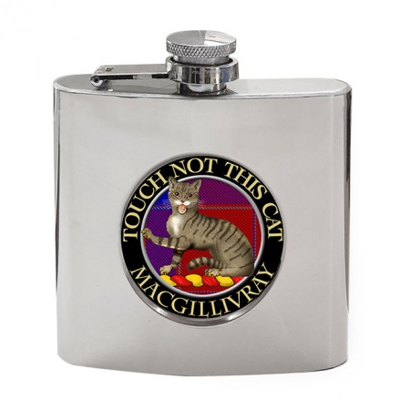 Macgillivray Scottish Clan Crest Hip Flask