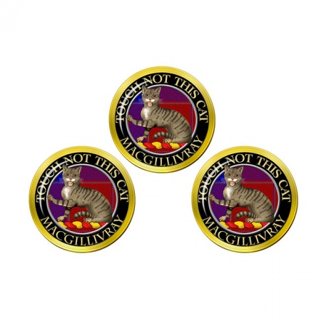 Macgillivray Scottish Clan Crest Golf Ball Markers