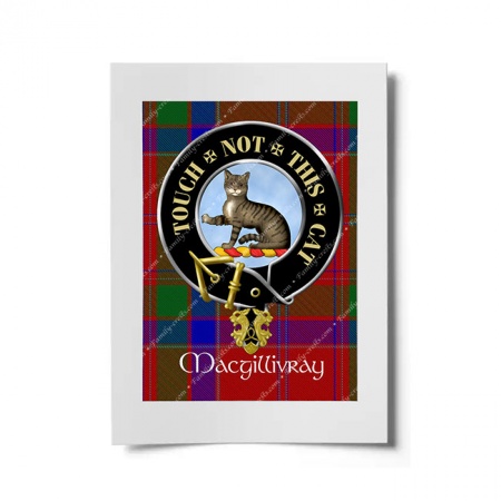 Macgillivray Scottish Clan Crest Ready to Frame Print