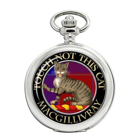 Macgillivray Scottish Clan Crest Pocket Watch