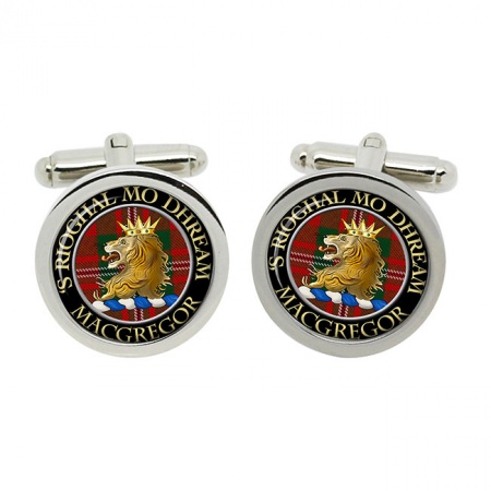 Macgregor Scottish Clan Crest Cufflinks