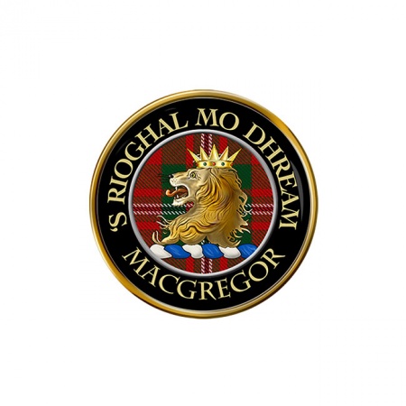 Macgregor Scottish Clan Crest Pin Badge