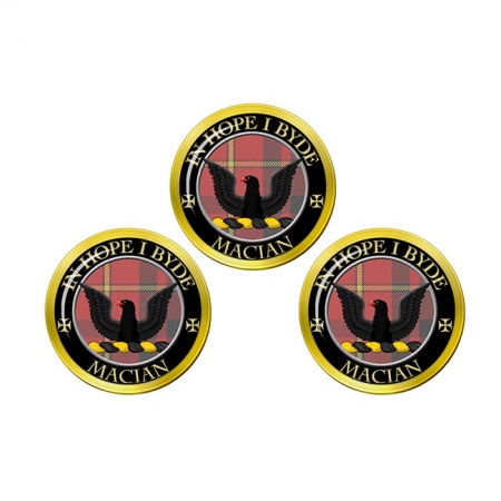 Macian Scottish Clan Crest Golf Ball Markers