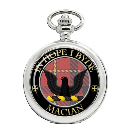 Macian Scottish Clan Crest Pocket Watch