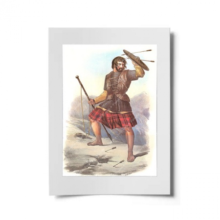 Macinnes Scottish Clansman Ready to Frame Print