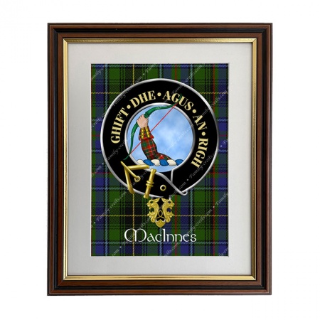Macinnes Scottish Clan Crest Framed Print