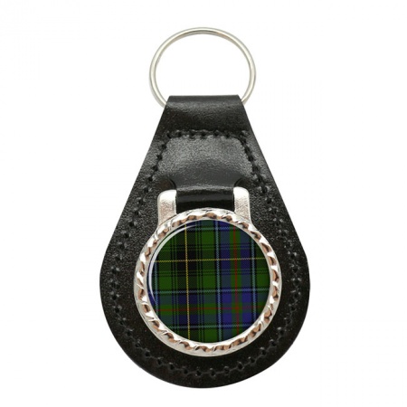 Macinnes Scottish Tartan Leather Key Fob