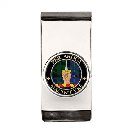 Macintyre Scottish Clan Crest Money Clip