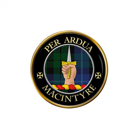 Macintyre Scottish Clan Crest Pin Badge