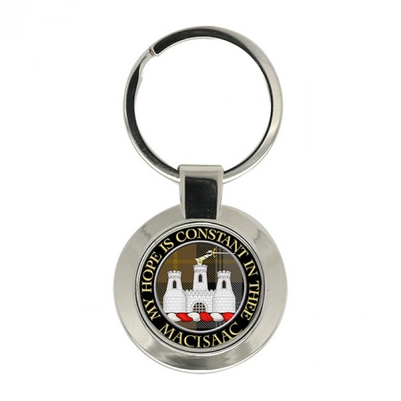 MacIsaac Scottish Clan Crest Key Ring